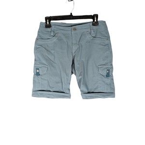 KUHL Light Blue Hiking Outdoor Casual Cargo Shorts Women's Size 8